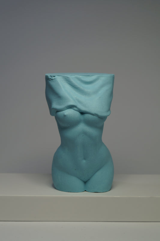 Anastasia Skulptur Ägäisblau